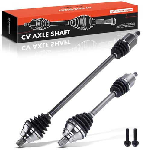 A-Premium Set of 2 Front CV Axle Shaft Assembly | Compatible with Volkswagen Jetta 2005-2018 CC Golf SportWagen Passat CC Rabbit, Front Driver and Passenger Side - style: Front Driver and Passenger Side