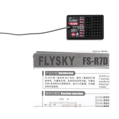 Flysky FS-R7D 7CH ANT Protocol Receiver External Single Antenna | PPM IBUS Output For FS-G7P Transmitter RC Car Boat