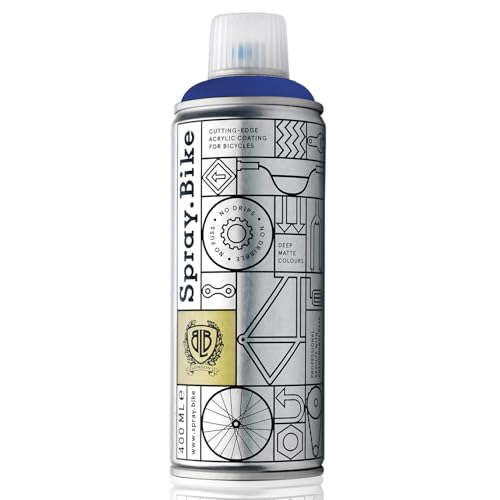 Spray.Bike Spray Paint - Bayswater (Royal Blue) | Designed Mainly for Bicycles | Multi-Use Acrylic Spray Paint for Metal, Plastic | High Coverage Bike Paint, 400ml - color: Bayswater