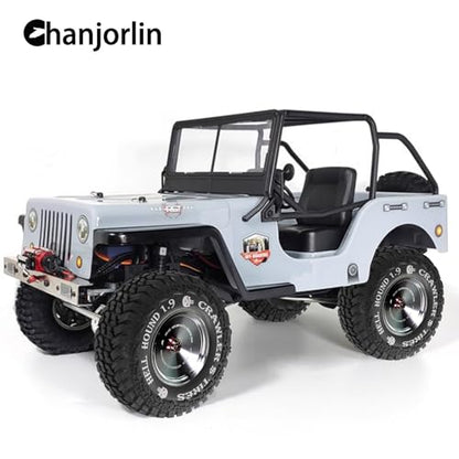 1.9 RC Tires 1/10 Soft Rubber All Terrain Crawler Tyres OD 4.65 for 1:10 Rock Mud Crawler Car Traxxas TRX4 Axial SCX10 II RC4WD D90 TF2 Tamiya CC01 Gen8 1.9 inch Beadlock Wheels Rims