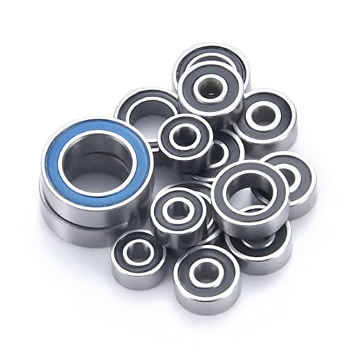 15Pcs Wheel Hub Axle Steel Sealed Bearing Kit for Kyosho Mini-Z | MA020 1/28 Sport RC Car Upgrade Parts