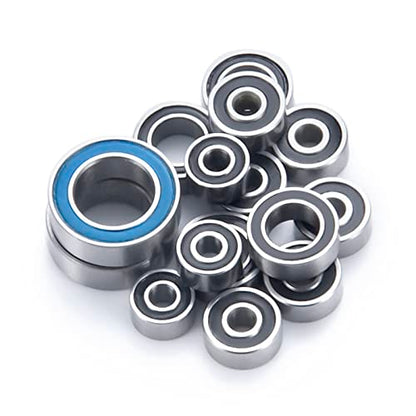 15Pcs Wheel Hub Axle Steel Sealed Bearing Kit for Kyosho Mini-Z | MA020 1/28 Sport RC Car Upgrade Parts
