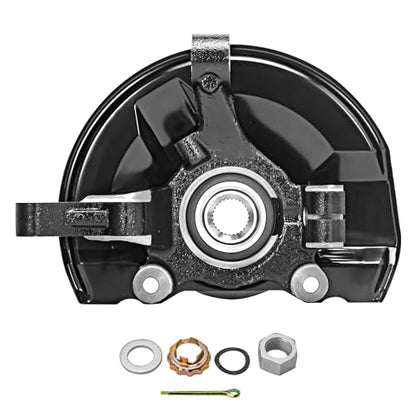 Detroit Axle - Front Steering Knuckles Wheel Bearing Hubs for Jeep Patriot | 2007-2017 Dodge Caliber Jeep Patriot Compass 2008 2009 2010 2011 2012 2013 2014 2015 2016 Knuckles with Wheel Bearing Hubs