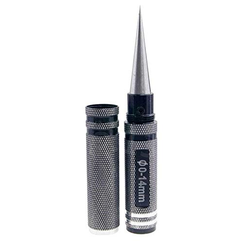 Replacement Part For Metal Hole Puncher For 1/10 RC Cars Shell Body Reamer Drills 0-14mm 80105 RC Car Hobby Tool Remote Control Cars - (Color: BLACK) - color: BLACK
