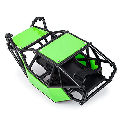 RC Roll Cage Rock Buggy Body Shell for 1/10 Axial SCX10 ll 90046 RC Crawler Car Buggy (Green) - color: Green