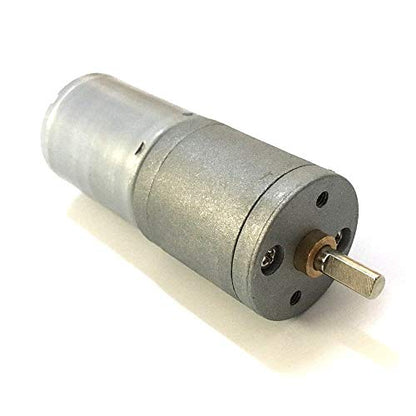 DC Motor 12V DC Motor Geared Electric Motor Mini 5Rpm 25mm High Torque 370 Brushed Low Speed Control for Car Boat Robot