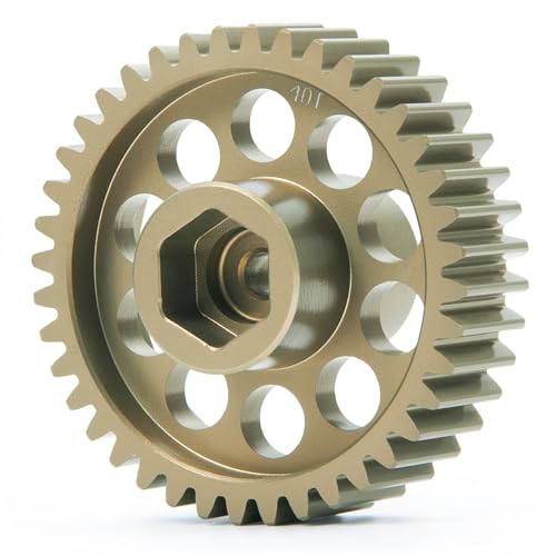 Aluminum 40T Differential Spool Gear for Tamiya Super Clod Buster | Clodbuster 1/10 RC Car Upgrade Parts RC Diff Gears