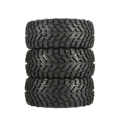 4PCS 76mm/2.99inch RC Car Rubber Tyre Wheel Tire for 1/12 1/14 1/16 Off-road Climbing On-Road Touring Car