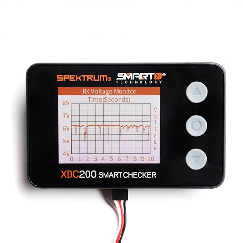 Spektrum Accessories XBC200 Smart Battery Checker & Servo Tester SPMXBC200 RC Sport Airplanes