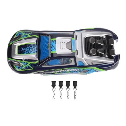 SUNGOOYUE 1/16 Body Shell Rc Car Body Shell, Replacement for Scy16101 Scy16102 1:16 Offroad Trucks, with Graffiti Design (Blue) - color: Blue