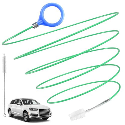 Auto Sunroof Drain Cleaning Tool, 78 Inch Flexible Tube Cleaning Brush | Drain Brush Extra Long Pipe Cleaners for Cars, Car Accessories, Car Sunroof Drain Hole Cleaner for Drains, Sewers, Windshield - size: 78 Inch