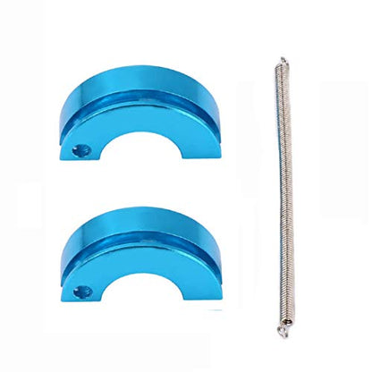 2Set ShareGoo Alloy Aluminum Shoe Clutch with Spring Upgrade Parts Compatible with HSP Axial HPI Traxxas Himoto Wltoys 1/10 Nitro RC On/Off Road Buggy Car Truck,Blue