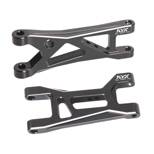 KYX Racing Aluminum Front Rear Suspension Arm Set Upgrades Parts Accessories for 1/24 RC Crawler Car LOSI Micro-B Buggy
