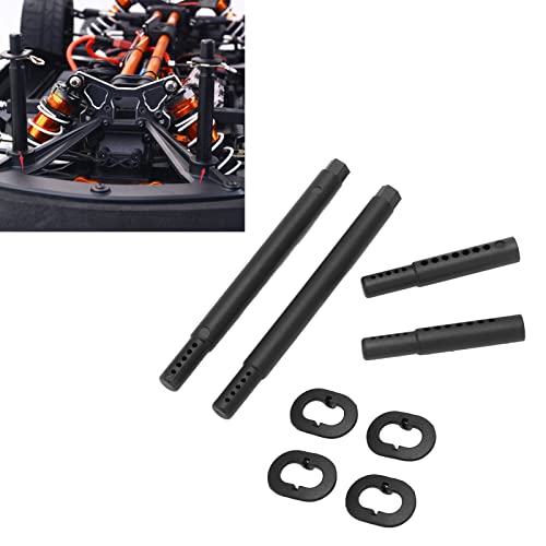 RC Body Mount Post Set, Plastic Car Holder with Steel Buckles, for ZD Racing 1/7 EX07, Adjustable Height, Reduces Vibration, Stable Ride, Easy Installation