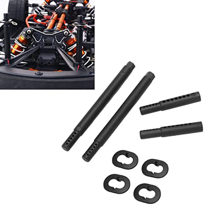RC Body Mount Post Set, Plastic Car Holder with Steel Buckles, for ZD Racing 1/7 EX07, Adjustable Height, Reduces Vibration, Stable Ride, Easy Installation