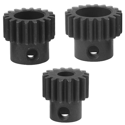 32P Spur Gear 54T & Pinion Gear 16T 18T 20T w/Motor Shaft Adapter Compatible with Traxxas 1/10 2WD Slash VXL/ 2WD Bandit VXL/ 2WD Rustler / 2WD Stampede RC Car