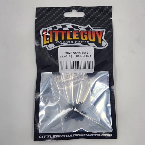 LGRP Little Guy Racing Parts MR24 Billet Transmission Gear Set (2.68:1 / Stock SCX24) Specific for LGRP MR24 Billet Transmission - (Spur Gear Not Included) LGMR2402