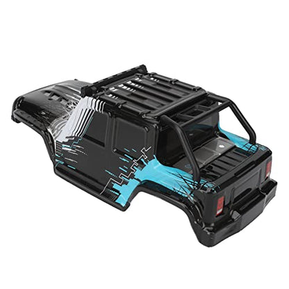 SCYe Body SCY 16103PRO 1/16 Careshell Car Body Cover, Compatible with SCY 16103PRO 1/16 Car, PVCPAl, Car Body, Black Color, Accurate Size 1/18 Body (Blue) - color: Blue