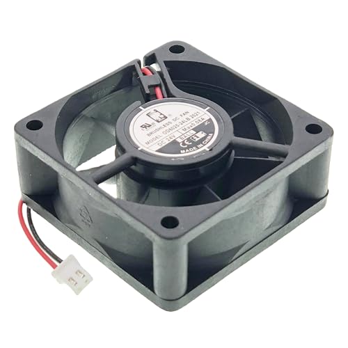 Cooling Fan OD6025-24LB, 2.36" x 2.36" x 0.98", Server Cooling Fan, Compatible with Viking 004551-000, 000730-000, 12075003, PE050226, PE950185, V12075003, DC 24V 0.08A