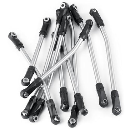 RCHUBAM RC Linkage Kit for Element RC Enduro Trail Truck 1/10 RC Crawler | Stainless Steel Link Rod End Set,High Clearance Suspension Chassis Links Kit
