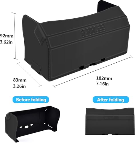 STARTRC Sun Hood for DJI RC-N3/N2, for DJI Mini 4K/NEO 2/X1 Accessories | Foldable Magnetic Sunshade for SKYROVER X1,for DJI Neo 2,Mini 4k,Lito 1 Controller, for 4.4-7.1" Smartphone Screen