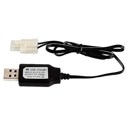 Replacement Part For 3.2V 4.8V 6V 7.2V 9.6V SM-2P KET-2P JST 250Mah USB Ni-Cd/Ni-Mh Battery Charger Charge Cable For RC Car Spare Parts - (Color: 7.2V SM-2P) - color: 7.2V SM-2P