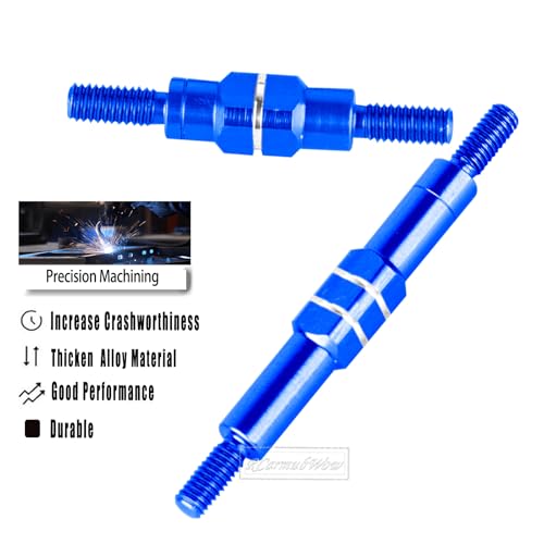 RC Turnbuckles Camber Link Upgrades Part for 1/16 Mini Slash 70054-1,Aluminium Adjustable Front and Rear Toe Links Push Rods,Navy Blue