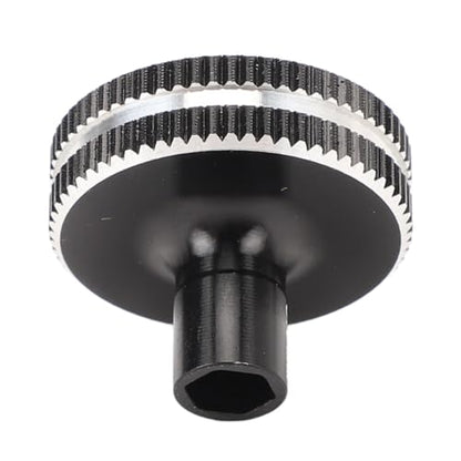 RC Short Nut Driver, Aluminum Alloy Short Hex Socket Wrench Sleeve, Premium RC Car Hexagonal Wheel Tool with Ergonomic Handle, Durable Short Nut Driver for RC Truck Crawler Mainten (5.5MM) - size: 5.5MM