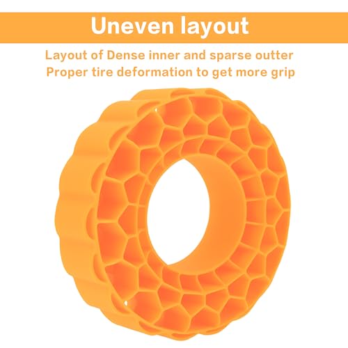 MEUS RACING Soft Silicone Rubber Inserts for 118-122mm 1.9" Tires (Soft) - color: Soft