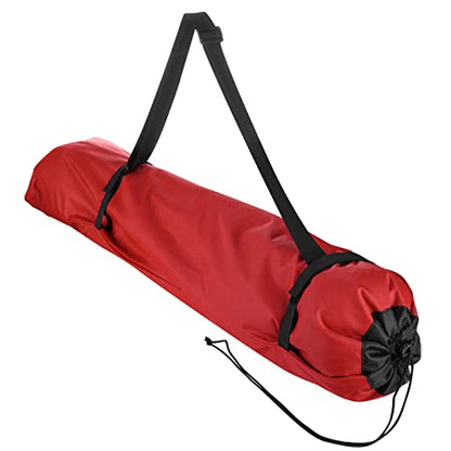 Xxerciz Folding Chair Carry Bag - 48 Inch Nylon Storage Tent Bag with Adjustable Shoulder Strap for Travel, Camping, Sports - color: Red