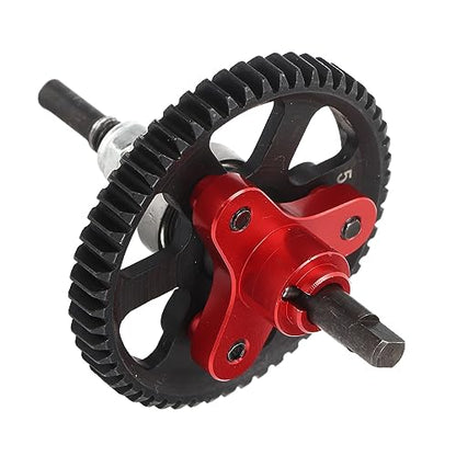 Generic Durable 54T Aluminum Steel Differential Slipper Clutch for Slash 4x4 (Red) - color: Red