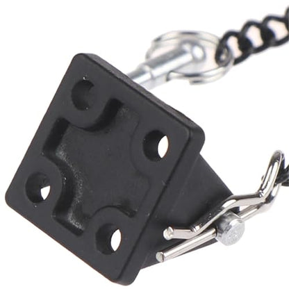 RC Crawlers Components for 1/10 Metal Hitch Tow Shackles Trailer Hook Set with for Climbing Rope Chain Spare Parts RC Crawler Model Accessories