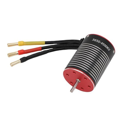 60A Brushless ESC 5.8V3A BEC Optimized Performance for HPI RC Car Brushless Motor and ESC Combo Set (4500kv) - size: 4500kv