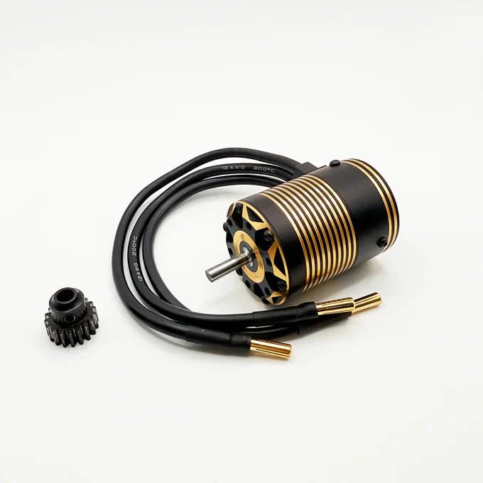 Furitek STORMASTER 4600KV 3650 Sensored Brushless Motor 5mm Shaft Used for 1/16 to 1/10 RC Bashers - Remote Control Car, RC Car 1/10 & 1/16 Scale Upgrade Electronics - style: Motor