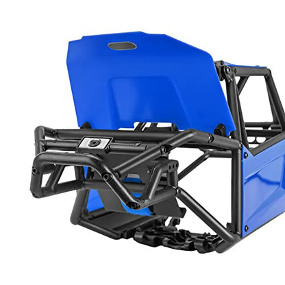 INJORA Nylon Rock Buggy Roll Cage Body Shell Chassis Kit for SCX10 II 90046 UTB10 1/10 RC Crawler Upgrade Parts (Blue) - color: Blue