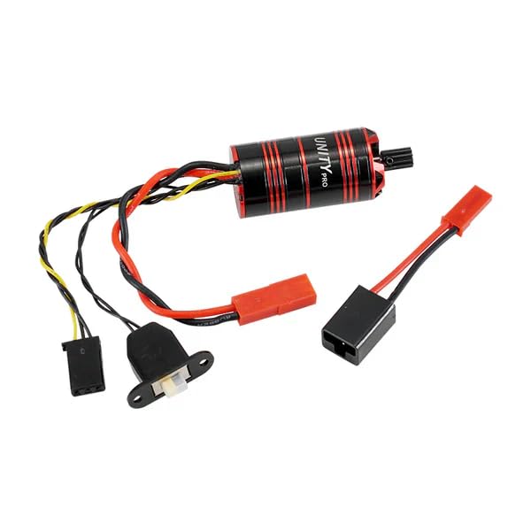 FURITEK Unity PRO 3500kv 2-in-1 Micro FOC Brushless System Included Inrunnner Motor with Integrated ESC for 1/18 RC Crawler, RC Car TRX4M Remote Control Car 1/24 1/18 Scale Upgrade Electronics
