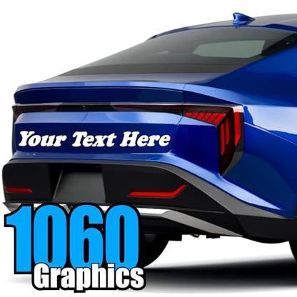 Custom Vinyl Lettering (3.4 inch Tall) - size: 3.4 inch Tall
