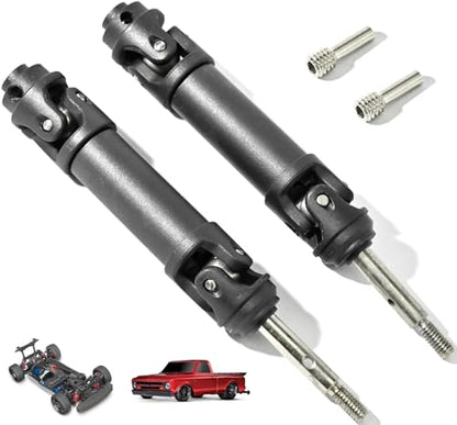 Extreme-Duty Rear Driveshaft Assembly for Traxxas 1/10 Drag Slash - Fits Chevrolet C10 / Ford Mustang (Models 94076-4, 24254-8, 94376-74, 94346-74) - Direct Replacement for OEM 9450
