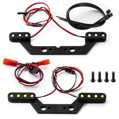 MORLORDY 1/10 RC Car LED Light Kit Headlight Taillight Set for 1/10 ARR-ma Big Rock 3S RC Trucks Upgrade Parts