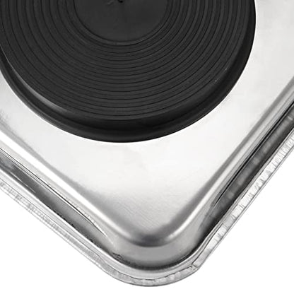 SINJEUN 10 Pieces Rectangle Magnetic Tray, 3.6 x 2.5 Inch and 5.9 x 2.5 Inch Magnetic Tray Set, Stainless Steel Magnetic Tray Holder for Screws, Nut, Bolt and Metal Part - size: 3.6 x 2.5 Inch 5.9 x 2.5 Inch Rectangle