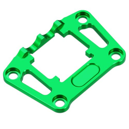 Rear Bulkhead Mount Strengthen for Tra-xxas 1/16 Mini Maxx 4WD RTR | Brushless Monster Truck Upgrades Green Aluminum 7075 Alloy - color: Green