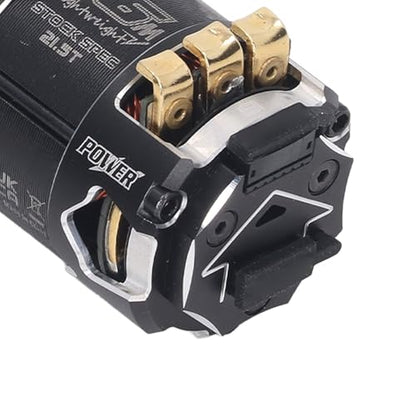 540 V6M Sensored Brushless Motor Powerful 2400KV High RPM for 1/10 RC Car Aluminum Alloy Black