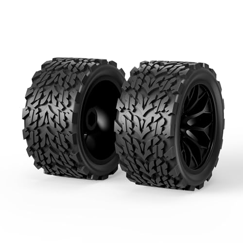 Hosim RC Car 12mm Hex Wheels & Tires F28-LZ02 for 1/8 X17 X27 X25 RC Car Replacement Parts 1/8 Scale High Speed RC Truck Crawler Buggy X27-LZ01 Accessory Replacement