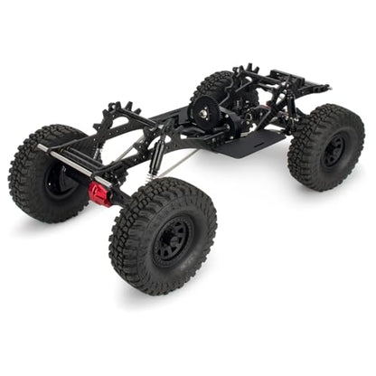 Carbon Fiber LCG Chassis Kit Frame Rails Skid Plate CMS Servo Panhard Mount for 1/10 RC Rigs Crawler Capra SCX10 II VS4-10 Comp Builds DIY Parts (Full Chassis Kit) - style: Full Chassis Kit