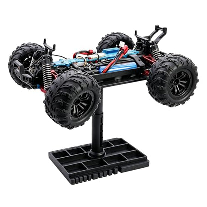 1/12 1/14 1/16 1/18 1/24 RC Car Plastic Repair Work Stand 360° Rotation Multifunctional with Angle Gauge & Magnetic Screw Tray