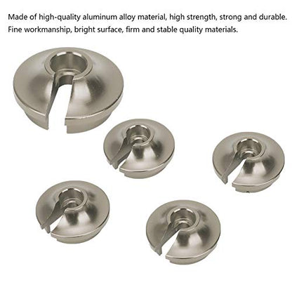 VGEBY 4Pcs Spring Retainers, Light Weight Aluminum Shock Retainers with Piston Heads RC Car Upgrade Accessory Fit for TRXXAS Slash 2WD RC Car Upgrade Accessory 3768(BT Color)