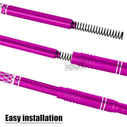 Upgrades Part Aluminum Center Slider Driveshafts Center Drive Shaft for 1/10 Kraton&Outcast 4X4 4S V2 BLX,Axles CVD Hops Up(Pink) - color: Pink(for 1/10)