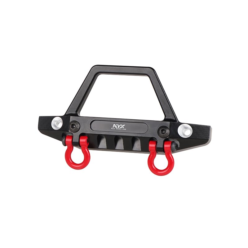 KYX Racing CNC Machined Aluminum Front Bumper Upgrades Parts Accessories for 1/10 RC Crawler Car Axial SCX10 PRO