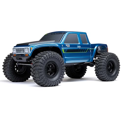 Axial RC Truck 1/10 SCX10 III Coyote 4X4 RTR Brushed Rock Crawler, Blue, AXI-2036T2 (Battery and Charger Not Included) - color: Blue