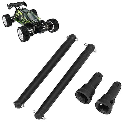 Horoper Steel Drive Shaft & Wheel Stub Axle, Rear CVD Drive Shaft Dogbone Set Steel Construction Efficient for SCY16101 16102 16103 16201 1/16 RC Car